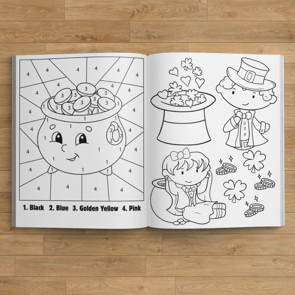 St. Patrick's Day Coloring & Activity Book