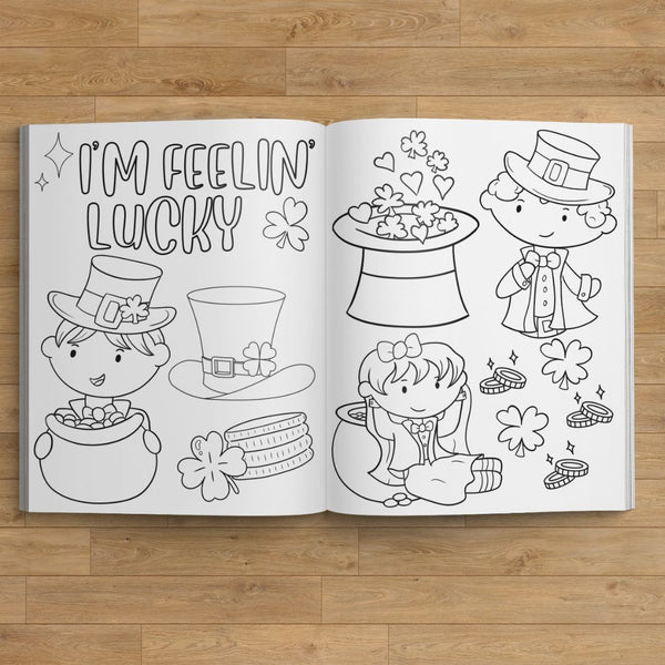 St. Patrick's Day Coloring & Activity Book