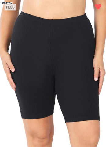 Zenana Bike Shorts Plus